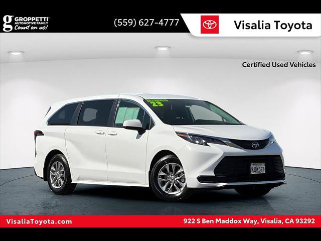 Certified 2023 Toyota Sienna LE FWD image 1