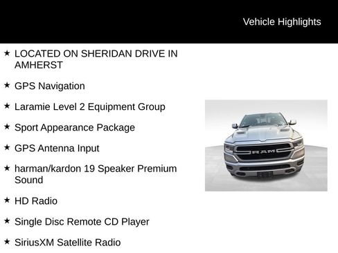 Used 2019 RAM 1500 Laramie AWD/4WD image 5