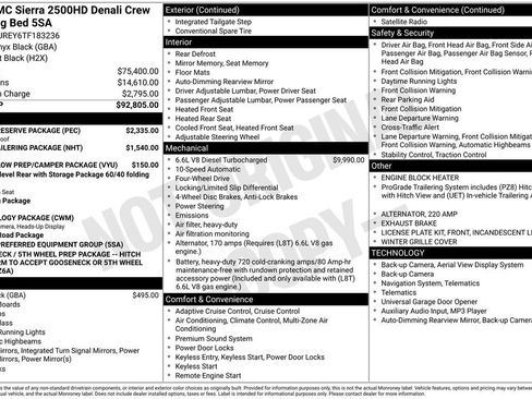 New 2026 GMC Sierra 2500 Denali w/ Denali Reserve Package AWD/4WD image 4