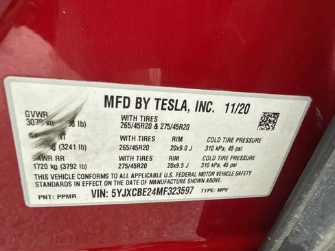 Used 2021 Tesla Model X Long Range AWD/4WD image 61