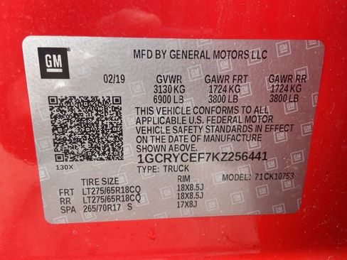 Used 2019 Chevrolet Silverado 1500 Custom Trail Boss w/ Custom Convenience Package image 33