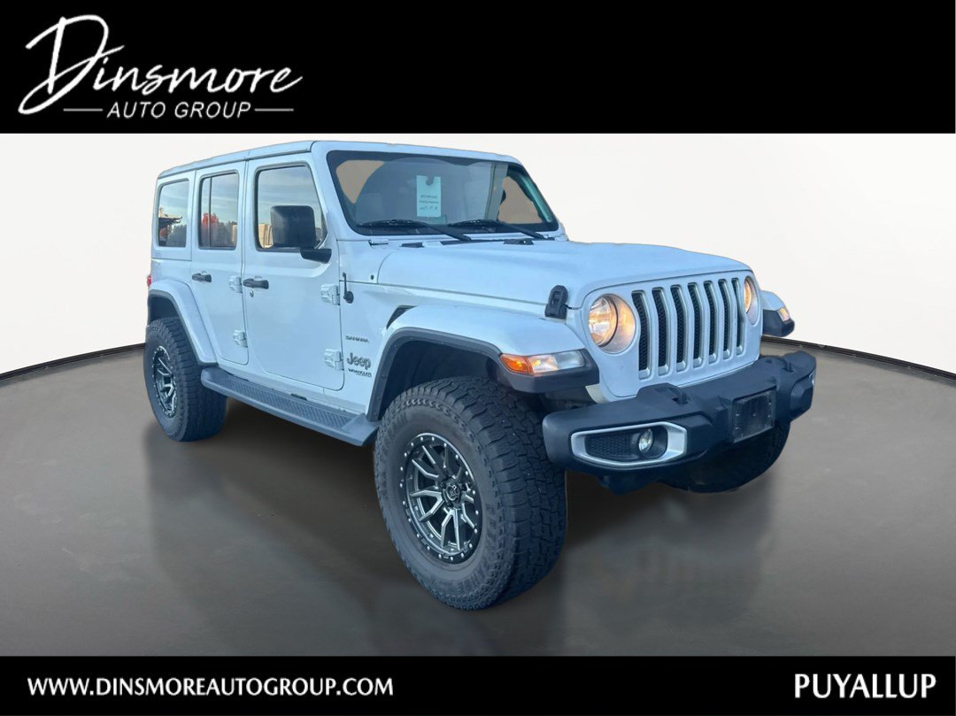 Used 2020 Jeep Wrangler Unlimited Sahara w/ Uconnect 4C Nav & Sound Group AWD/4WD image 1