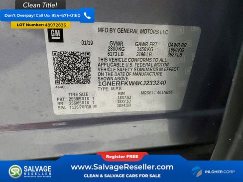 Used 2019 Chevrolet Traverse LS image 17