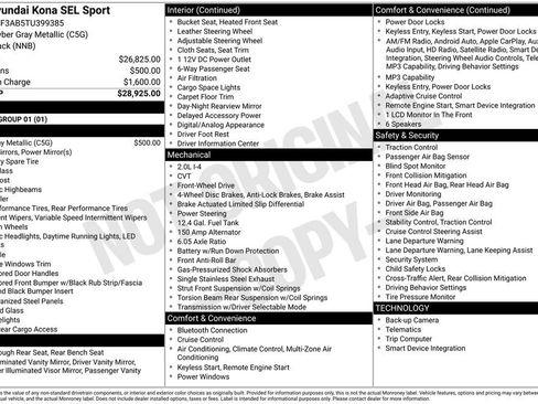 Used 2026 Hyundai Kona SEL Sport FWD image 32