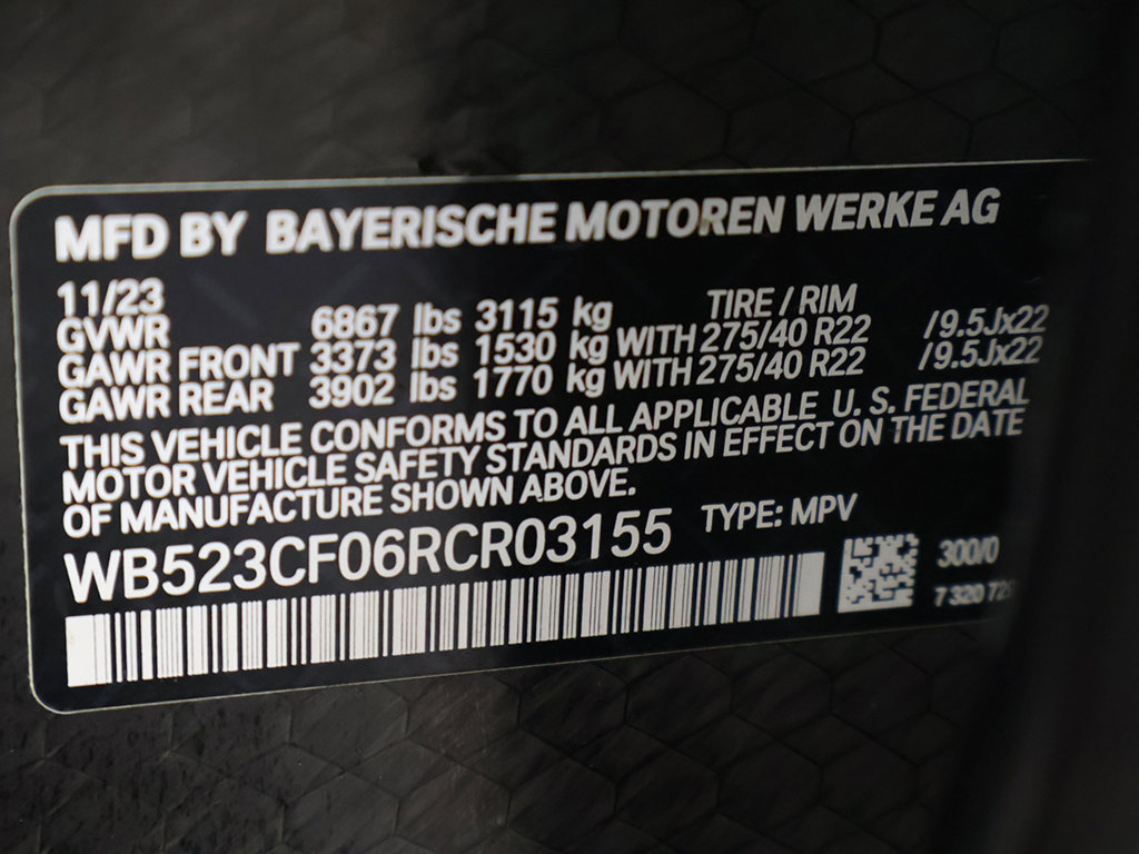 Used 2024 BMW iX xDrive50 w/ Sport Package AWD/4WD image 63
