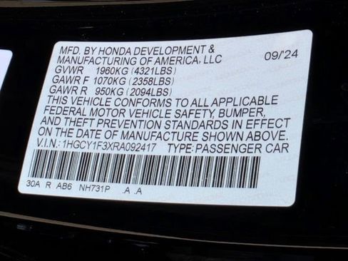 Used 2024 Honda Accord EX image 33