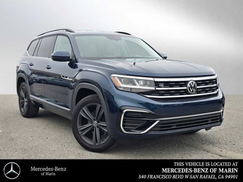 Used 2021 Volkswagen Atlas SE w/ Towing Package image 1