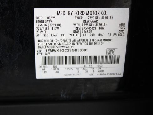Used 2025 Ford Explorer ST w/ Sun And Sound Package AWD/4WD image 47
