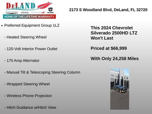 Used 2024 Chevrolet Silverado 2500 LTZ w/ LTZ Premium Package AWD/4WD image 5
