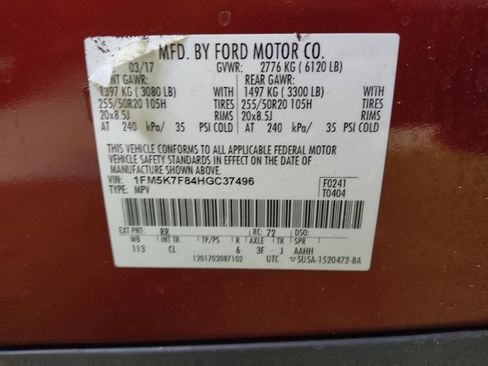 Used 2017 Ford Explorer Limited FWD image 33