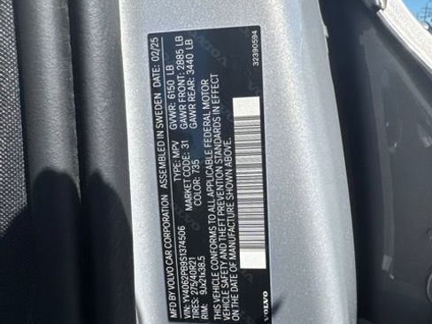 Certified 2025 Volvo XC90 B6 Plus AWD/4WD image 26