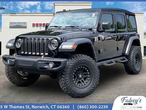 Certified 2022 Jeep Wrangler Unlimited Rubicon w/ Steel Bumper Group AWD/4WD image 1