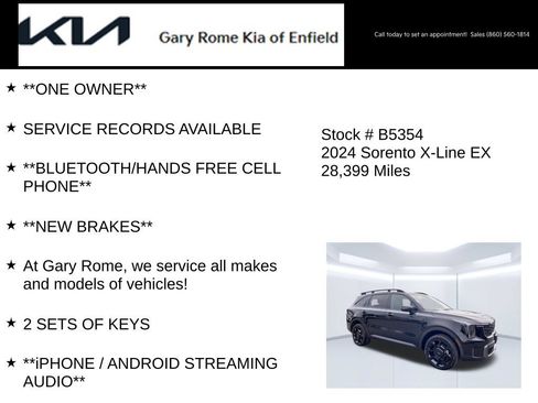 Certified 2024 Kia Sorento X-Line EX AWD/4WD image 7