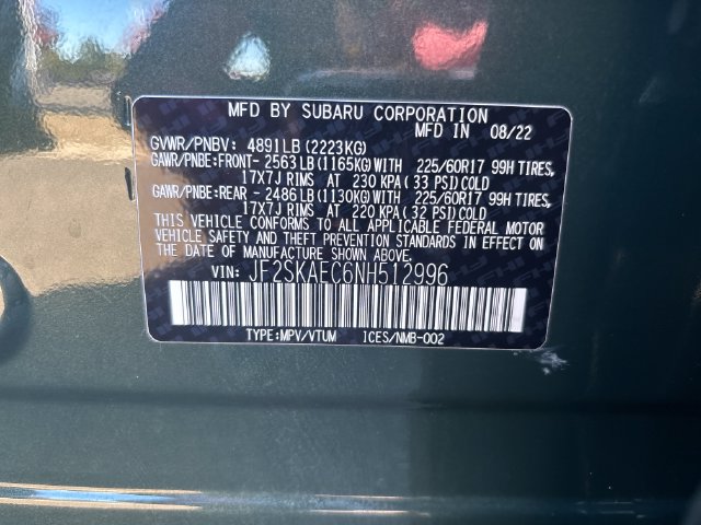 Used 2022 Subaru Forester Premium w/ Popular Package #1 AWD/4WD image 9
