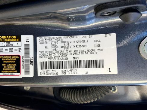Used 2020 Toyota Tundra SR5 w/ SR5 Leather Package RWD image 34