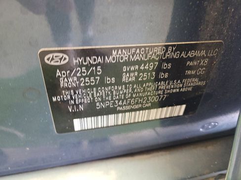 Used 2015 Hyundai Sonata Sport w/ Option Group 03 FWD image 33