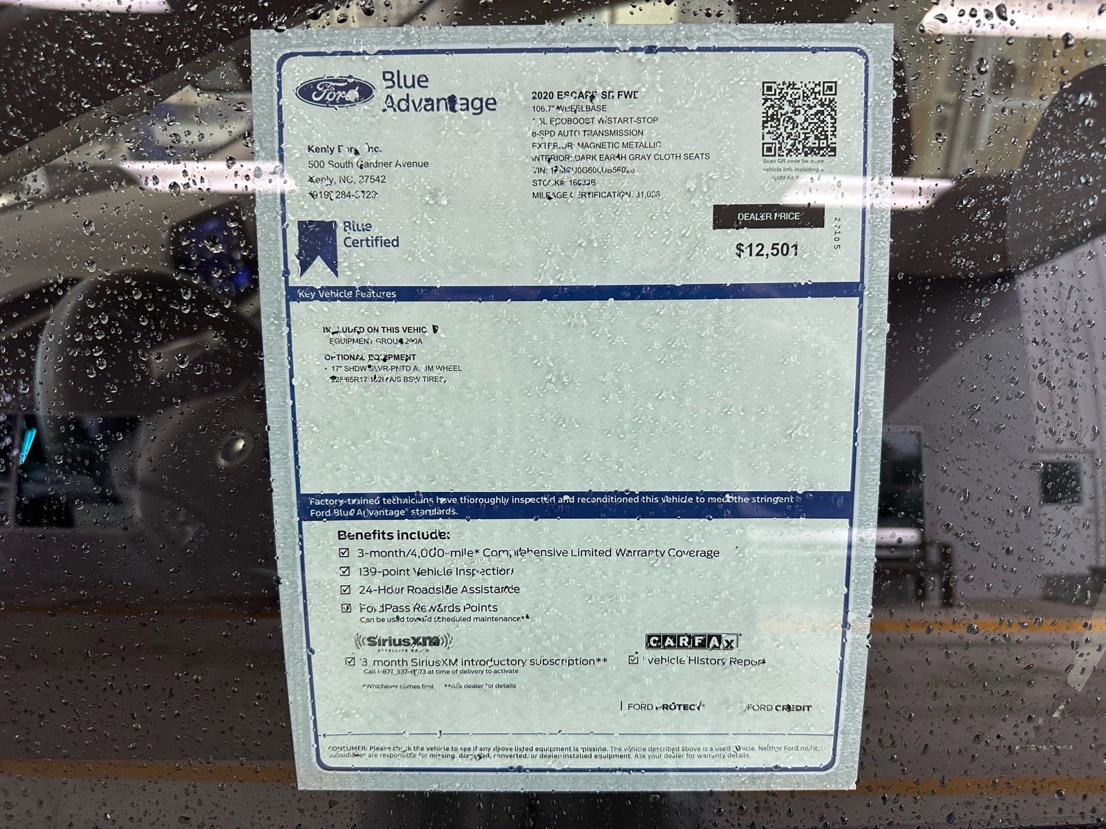 Certified 2020 Ford Escape SE FWD image 4