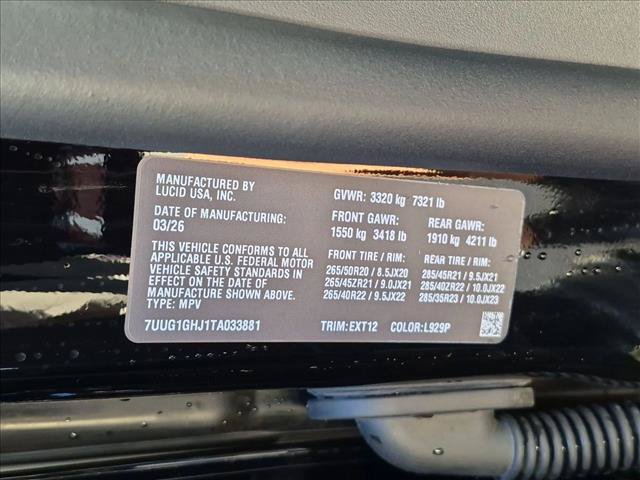 Used 2026 Lucid Gravity Grand Touring AWD/4WD image 24