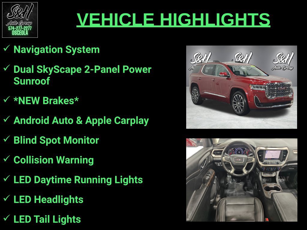 Used 2020 GMC Acadia Denali FWD image 3