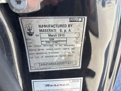 Used 2013 Maserati GranTurismo Sport image 10