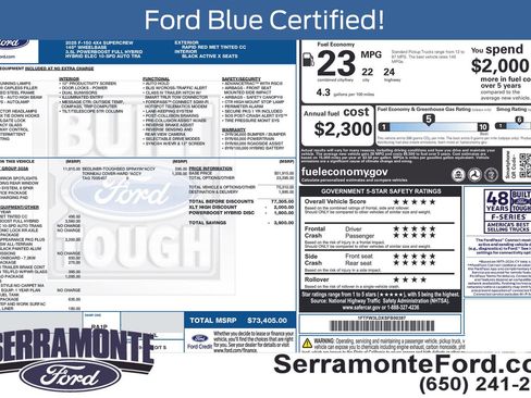 Used 2025 Ford F150 XLT w/ Equipment Group 303A High AWD/4WD image 21