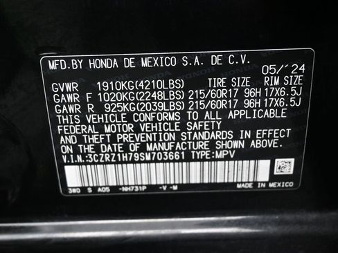 Used 2025 Honda HR-V EX-L image 12