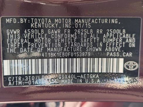 Used 2015 Toyota Avalon XLE FWD image 27