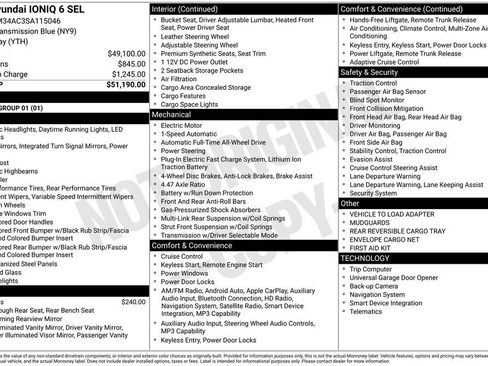New 2025 Hyundai Ioniq 6 SEL image 3