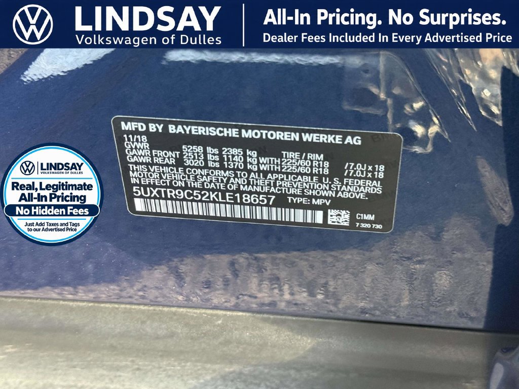 Used 2019 BMW X3 xDrive30i w/ Driving Assistance Package AWD/4WD image 24