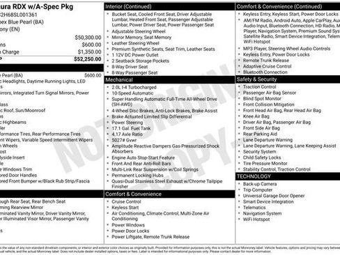 Certified 2025 Acura RDX A-Spec image 47