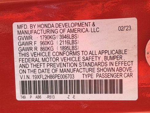 Certified 2023 Honda Civic Sport image 28