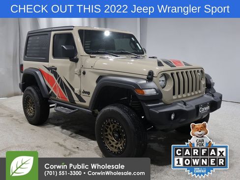 Used 2022 Jeep Wrangler Sport image 1
