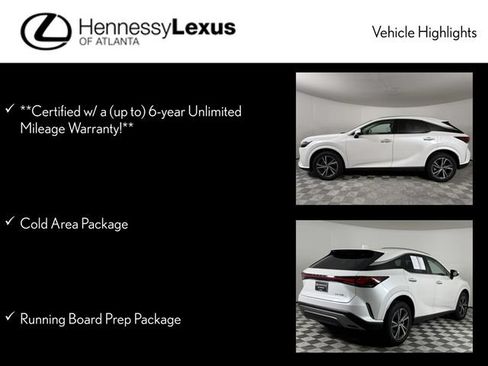 Certified 2023 Lexus RX 350 FWD w/ Cold Area Package image 12