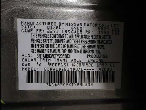 Used 2026 Nissan Sentra SV w/ SV Convenience Package FWD image 12