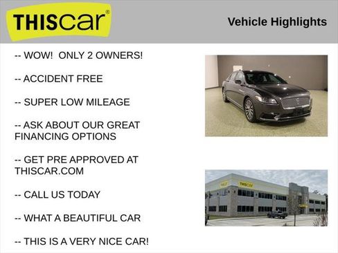 Used 2017 Lincoln Continental Select image 9