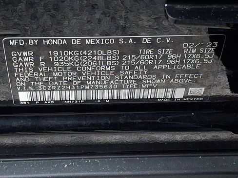 Certified 2023 Honda HR-V LX image 27