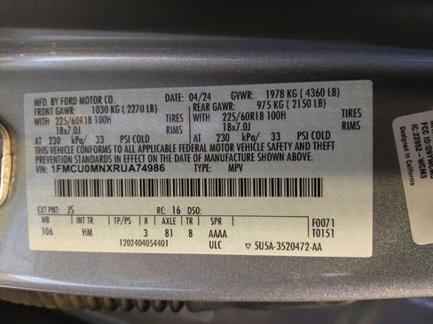 Used 2024 Ford Escape ST-Line image 33