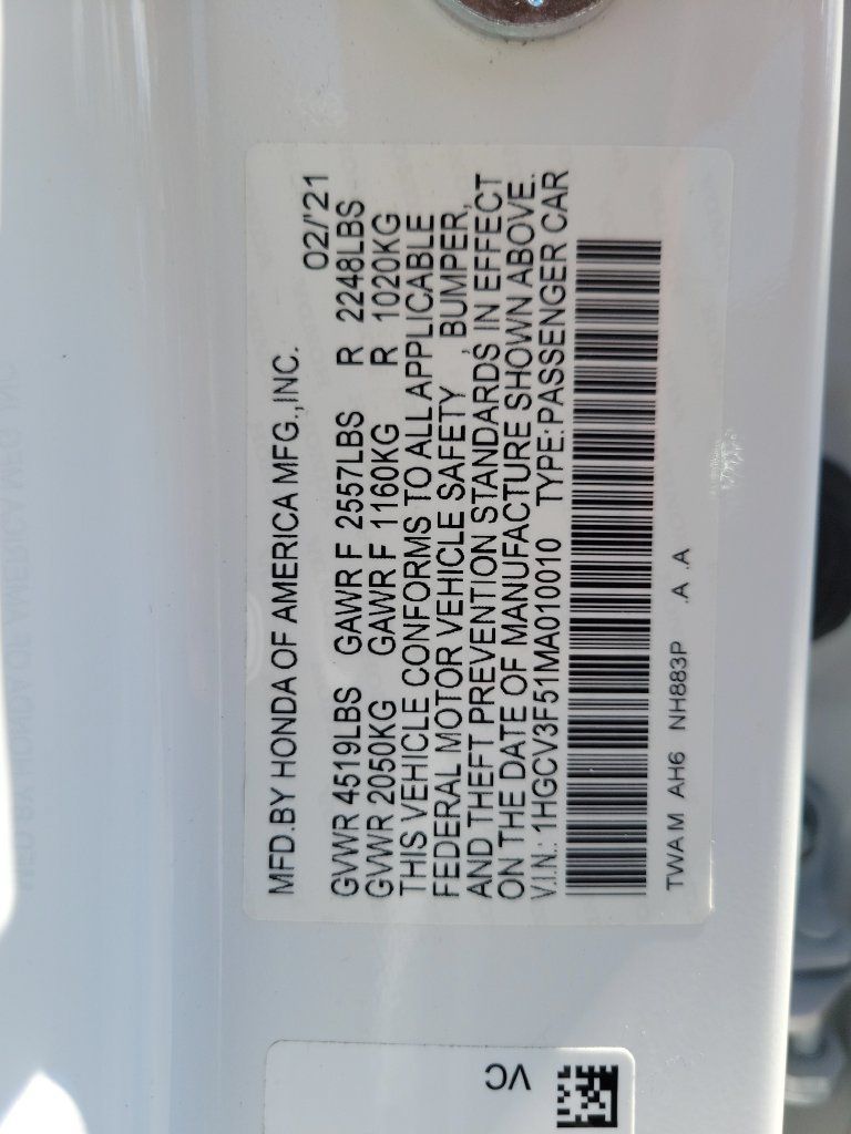 Used 2021 Honda Accord EX-L image 36