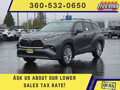 New 2025 Toyota Highlander Platinum