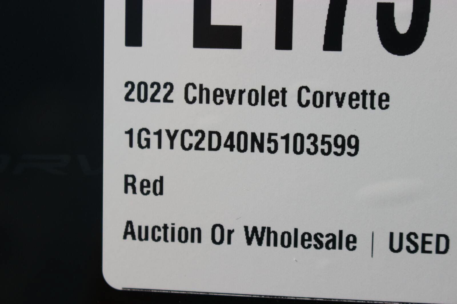 Used 2022 Chevrolet Corvette Stingray Premium Cpe w/ Z51 Performance Package RWD image 48