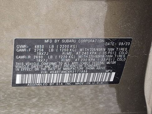 Certified 2024 Subaru Outback Limited AWD/4WD image 28