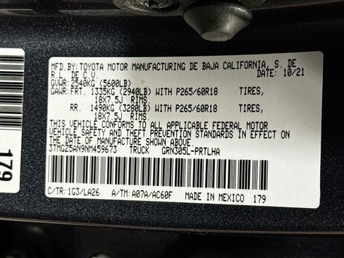 Used 2022 Toyota Tacoma Limited AWD/4WD image 26