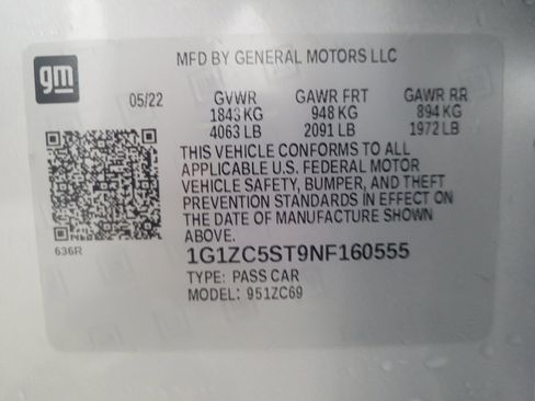 Used 2022 Chevrolet Malibu LS w/ Driver Confidence Package II FWD image 33