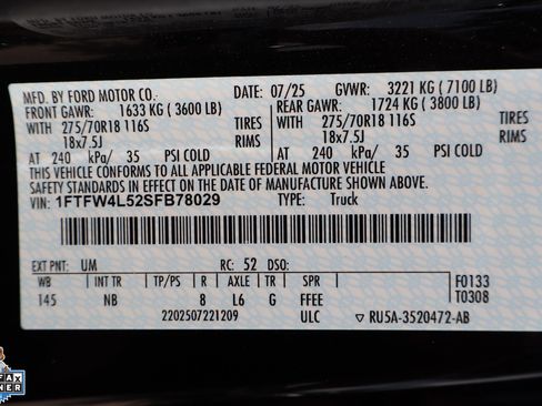 Used 2025 Ford F150 Tremor w/ Equipment Group 402A High AWD/4WD image 31