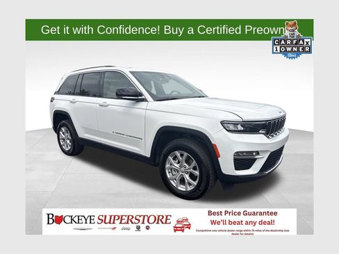 Certified 2023 Jeep Grand Cherokee Limited AWD/4WD image 1