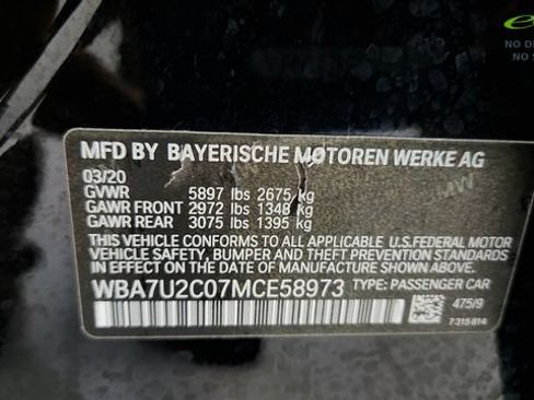 Used 2021 BMW 750i xDrive w/ Executive Package AWD/4WD image 72