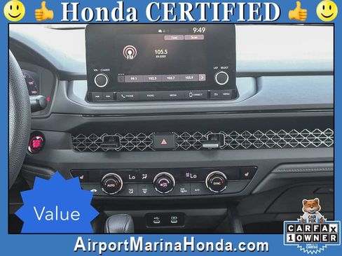 Certified 2023 Honda Accord EX image 13