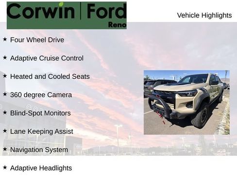 Used 2023 Chevrolet Colorado ZR2 w/ Desert Boss Special Edition AWD/4WD image 8