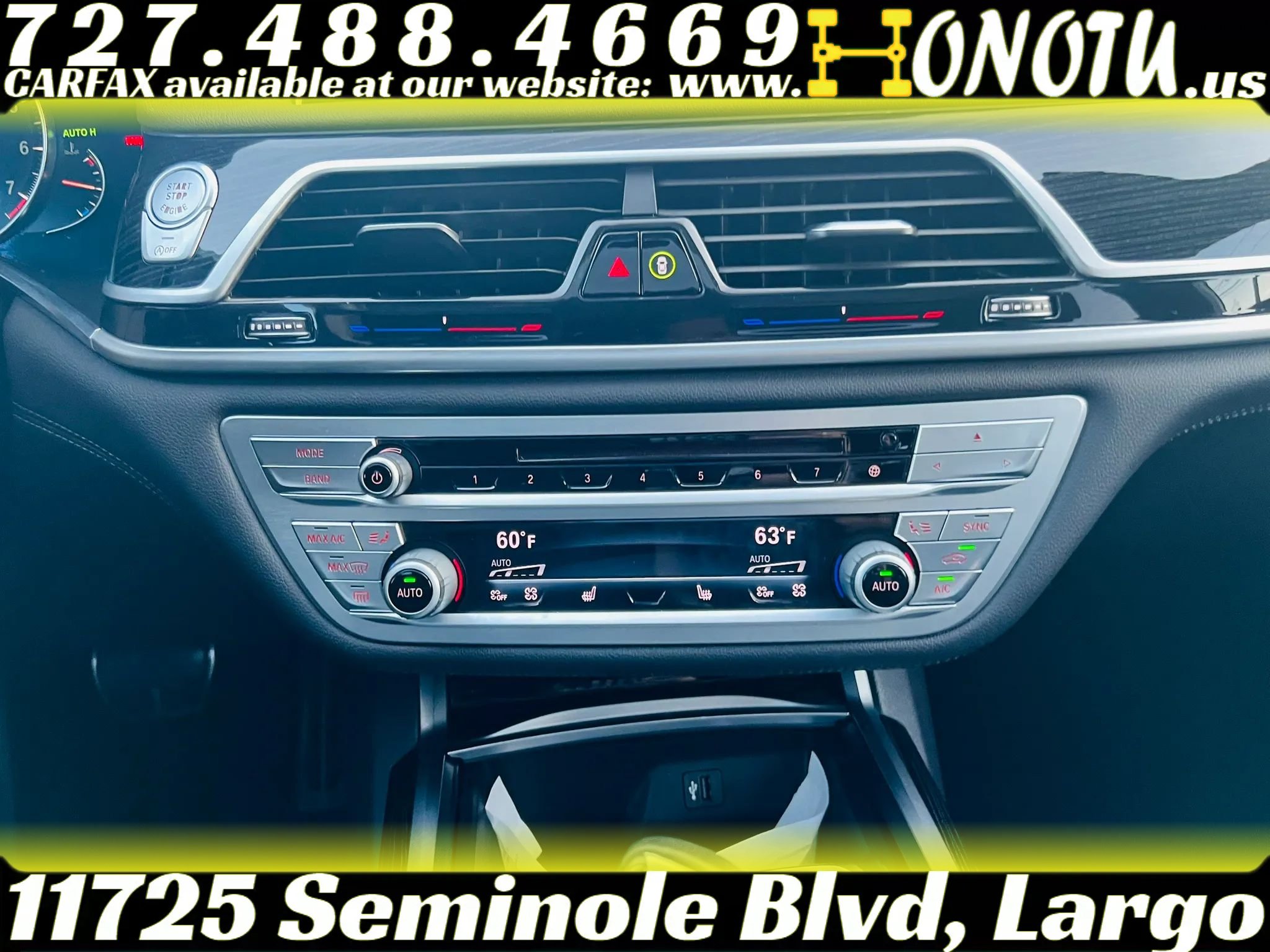 Used 2019 BMW 740i w/ M Sport Package RWD image 27