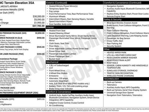 New 2026 GMC Terrain Elevation w/ Elevation Premium Package FWD image 4